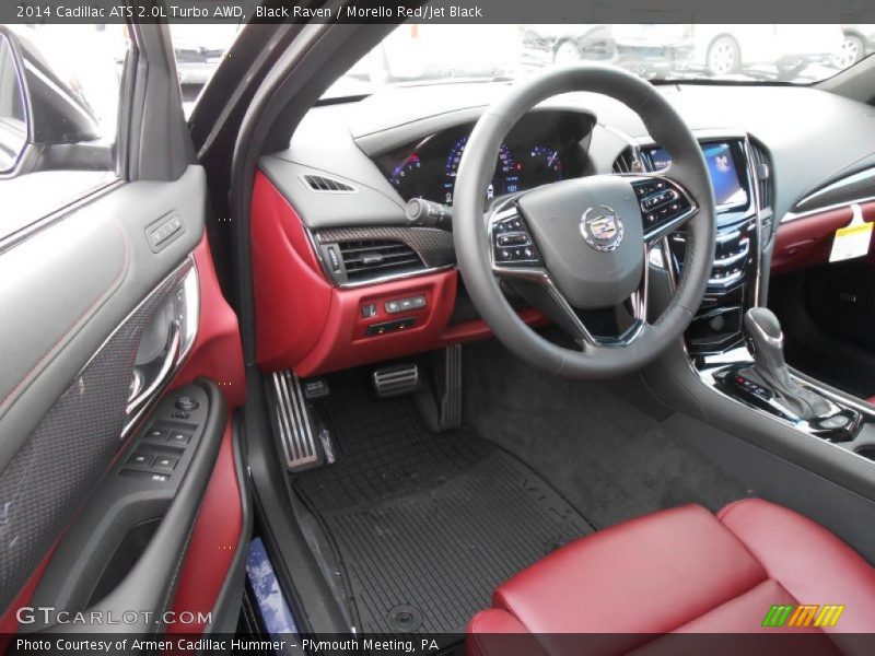  2014 ATS 2.0L Turbo AWD Morello Red/Jet Black Interior