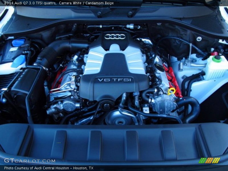 Carrara White / Cardamom Beige 2014 Audi Q7 3.0 TFSI quattro
