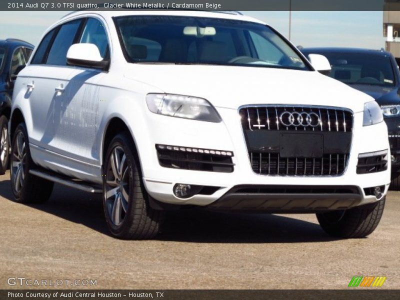 Glacier White Metallic / Cardamom Beige 2014 Audi Q7 3.0 TFSI quattro