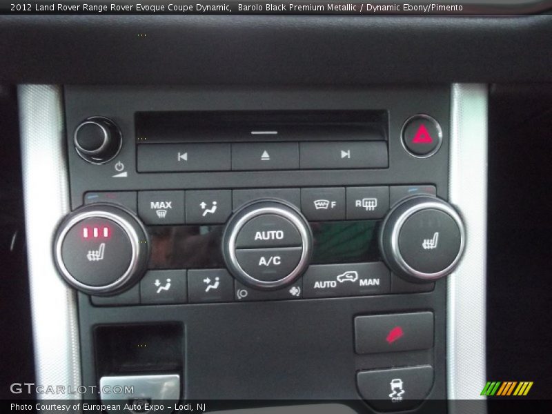 Barolo Black Premium Metallic / Dynamic Ebony/Pimento 2012 Land Rover Range Rover Evoque Coupe Dynamic