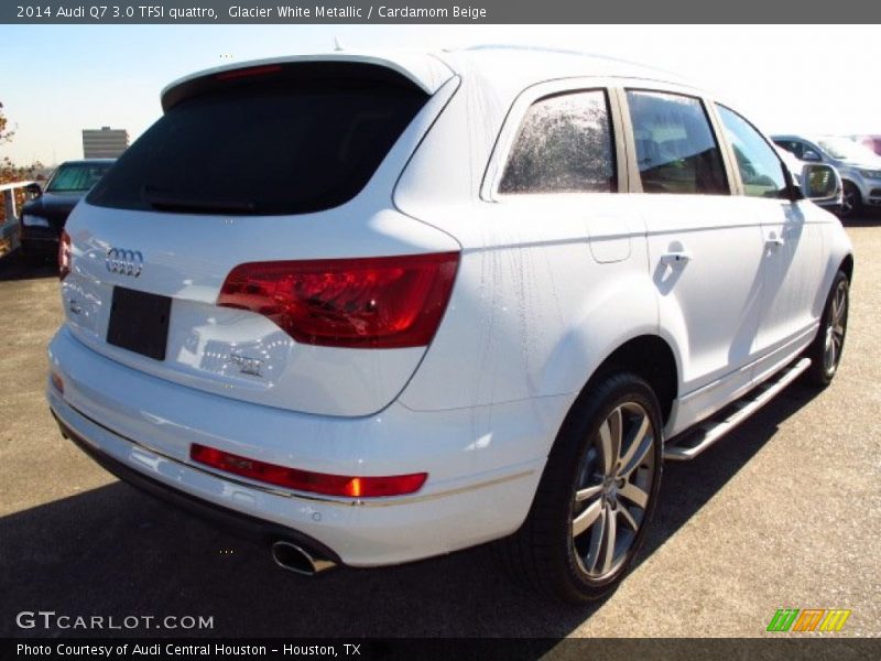 Glacier White Metallic / Cardamom Beige 2014 Audi Q7 3.0 TFSI quattro