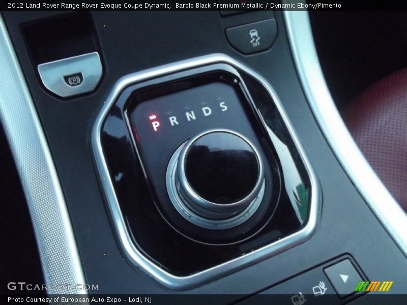 Barolo Black Premium Metallic / Dynamic Ebony/Pimento 2012 Land Rover Range Rover Evoque Coupe Dynamic