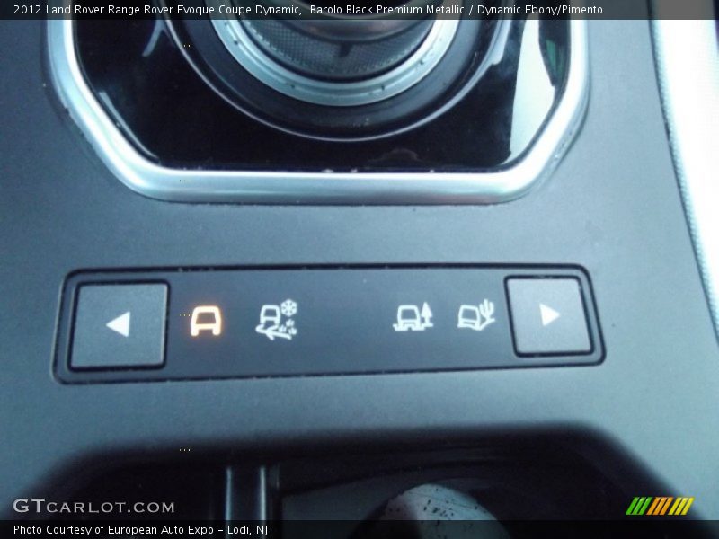 Barolo Black Premium Metallic / Dynamic Ebony/Pimento 2012 Land Rover Range Rover Evoque Coupe Dynamic
