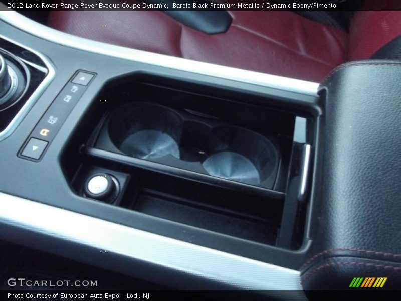 Barolo Black Premium Metallic / Dynamic Ebony/Pimento 2012 Land Rover Range Rover Evoque Coupe Dynamic