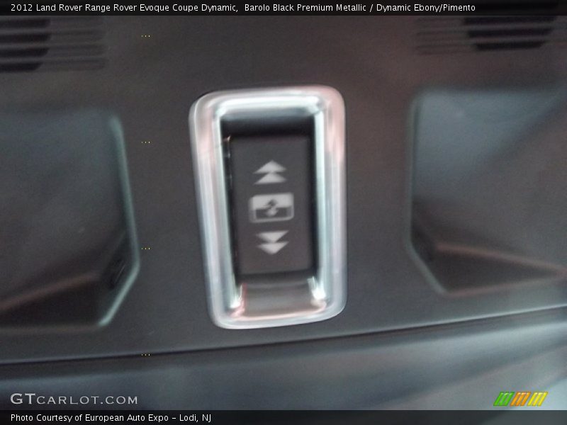 Barolo Black Premium Metallic / Dynamic Ebony/Pimento 2012 Land Rover Range Rover Evoque Coupe Dynamic