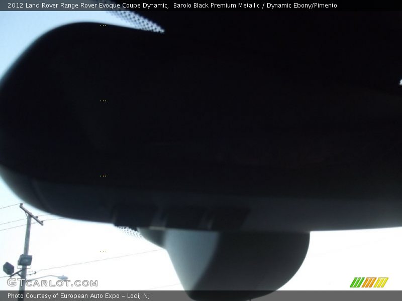 Barolo Black Premium Metallic / Dynamic Ebony/Pimento 2012 Land Rover Range Rover Evoque Coupe Dynamic