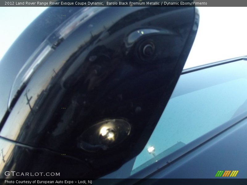 Barolo Black Premium Metallic / Dynamic Ebony/Pimento 2012 Land Rover Range Rover Evoque Coupe Dynamic