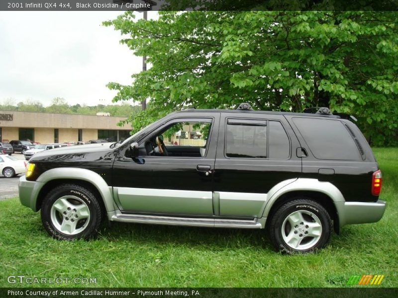 Black Obsidian / Graphite 2001 Infiniti QX4 4x4