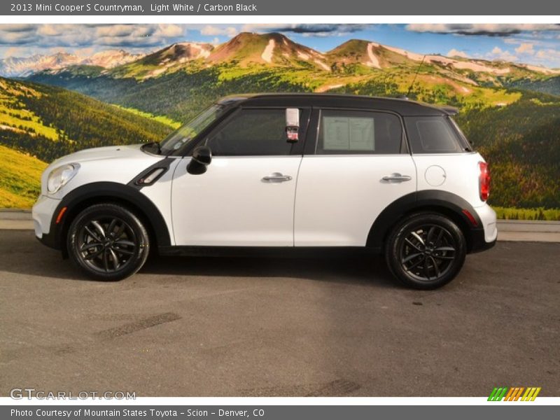 Light White / Carbon Black 2013 Mini Cooper S Countryman