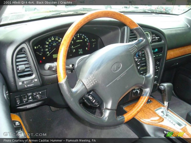 Black Obsidian / Graphite 2001 Infiniti QX4 4x4