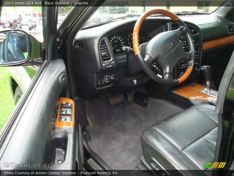 Black Obsidian / Graphite 2001 Infiniti QX4 4x4