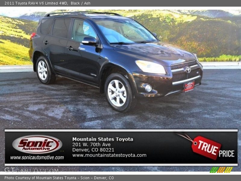 Black / Ash 2011 Toyota RAV4 V6 Limited 4WD