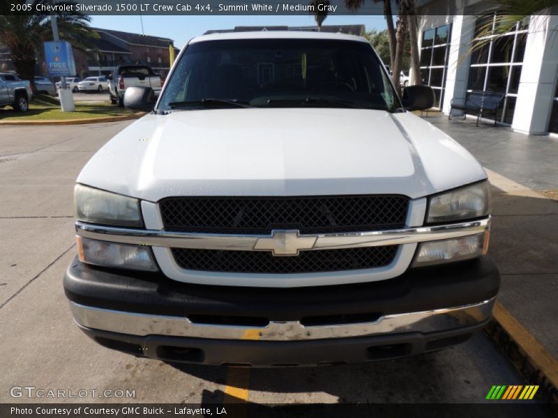 Summit White / Medium Gray 2005 Chevrolet Silverado 1500 LT Crew Cab 4x4