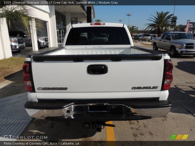 Summit White / Medium Gray 2005 Chevrolet Silverado 1500 LT Crew Cab 4x4