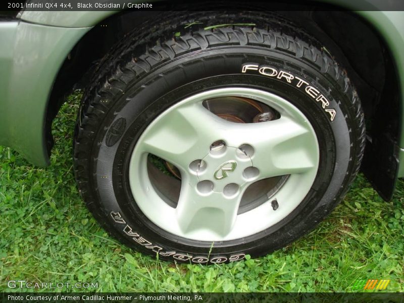 Black Obsidian / Graphite 2001 Infiniti QX4 4x4