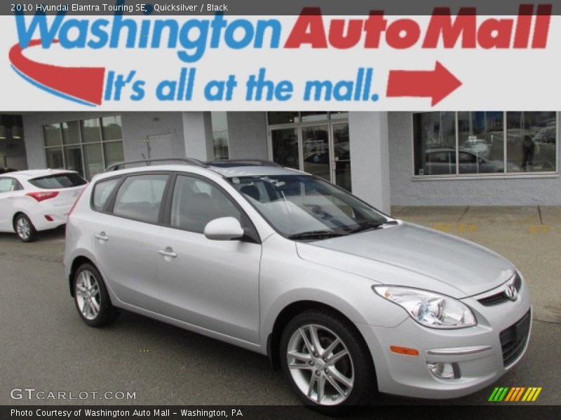 Quicksilver / Black 2010 Hyundai Elantra Touring SE