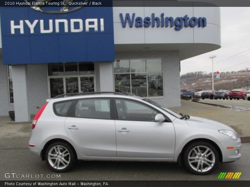 Quicksilver / Black 2010 Hyundai Elantra Touring SE