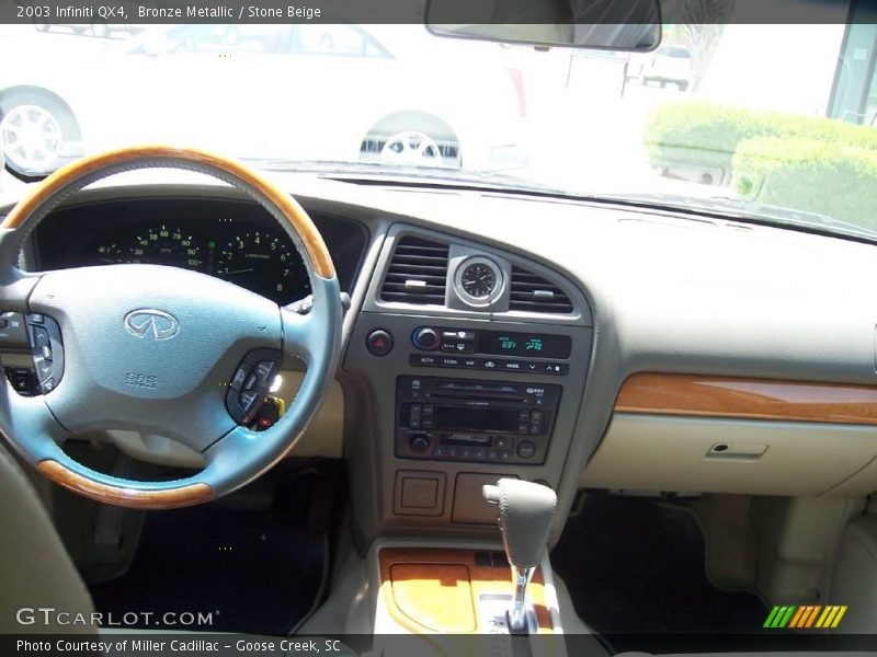 Bronze Metallic / Stone Beige 2003 Infiniti QX4