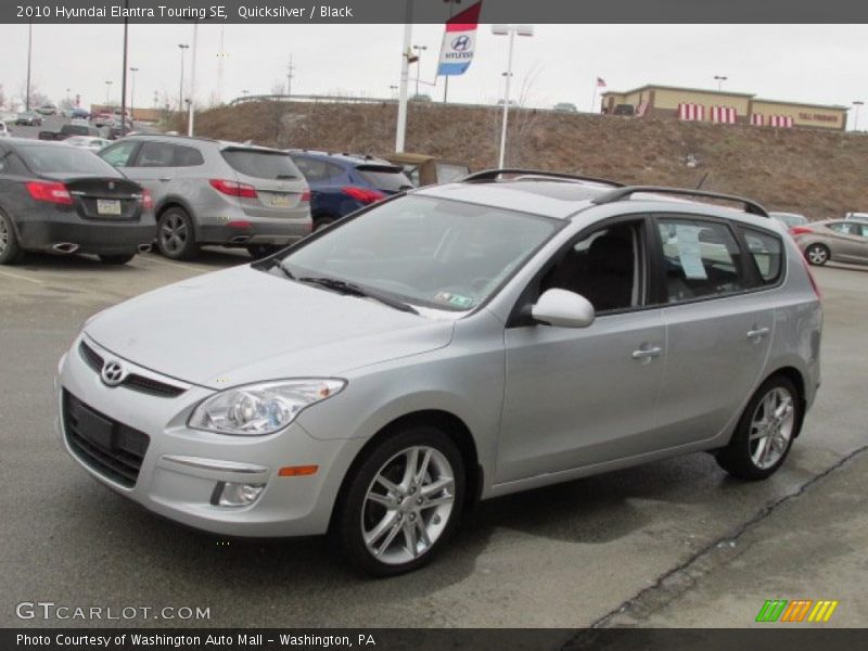 Quicksilver / Black 2010 Hyundai Elantra Touring SE