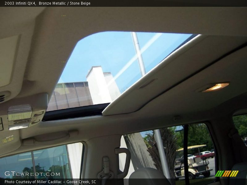 Bronze Metallic / Stone Beige 2003 Infiniti QX4