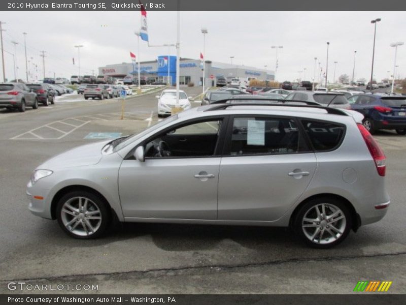 Quicksilver / Black 2010 Hyundai Elantra Touring SE