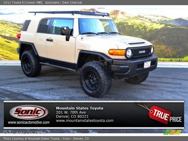 Quicksand / Dark Charcoal 2011 Toyota FJ Cruiser 4WD