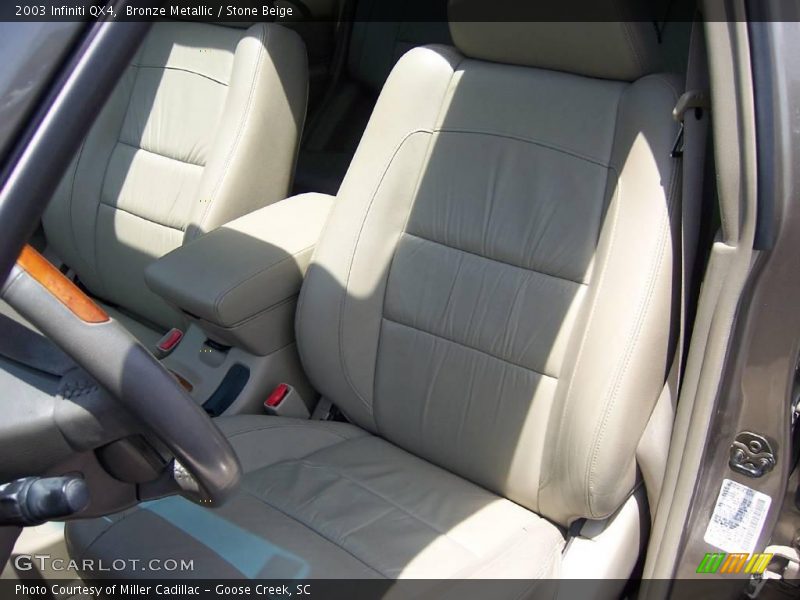 Bronze Metallic / Stone Beige 2003 Infiniti QX4