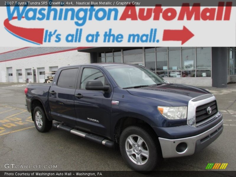Nautical Blue Metallic / Graphite Gray 2007 Toyota Tundra SR5 CrewMax 4x4