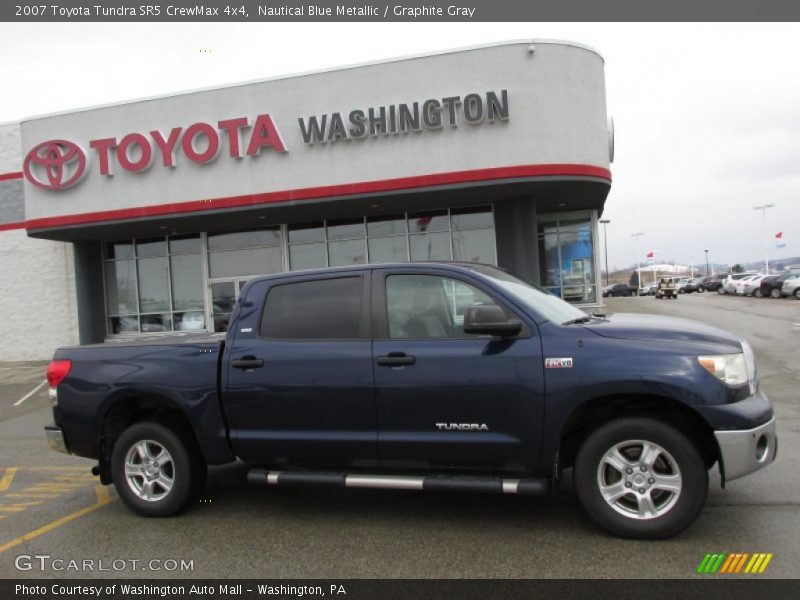 Nautical Blue Metallic / Graphite Gray 2007 Toyota Tundra SR5 CrewMax 4x4