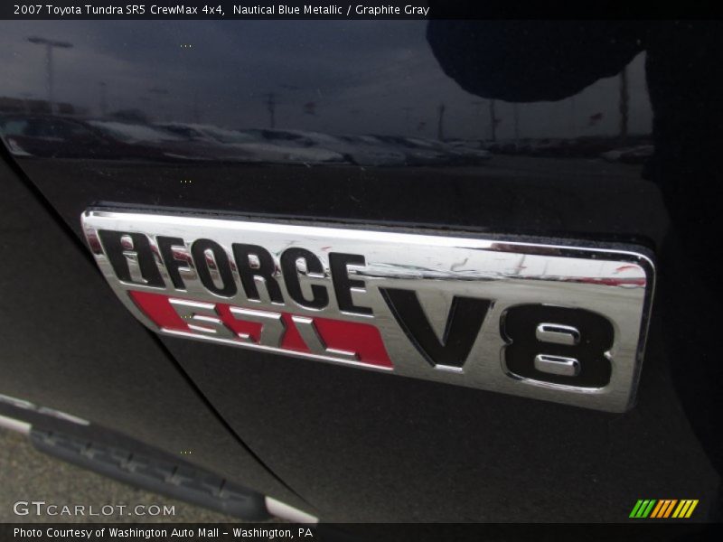 Nautical Blue Metallic / Graphite Gray 2007 Toyota Tundra SR5 CrewMax 4x4