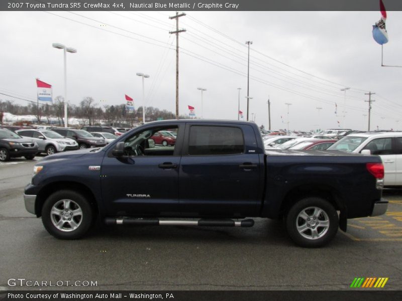 Nautical Blue Metallic / Graphite Gray 2007 Toyota Tundra SR5 CrewMax 4x4