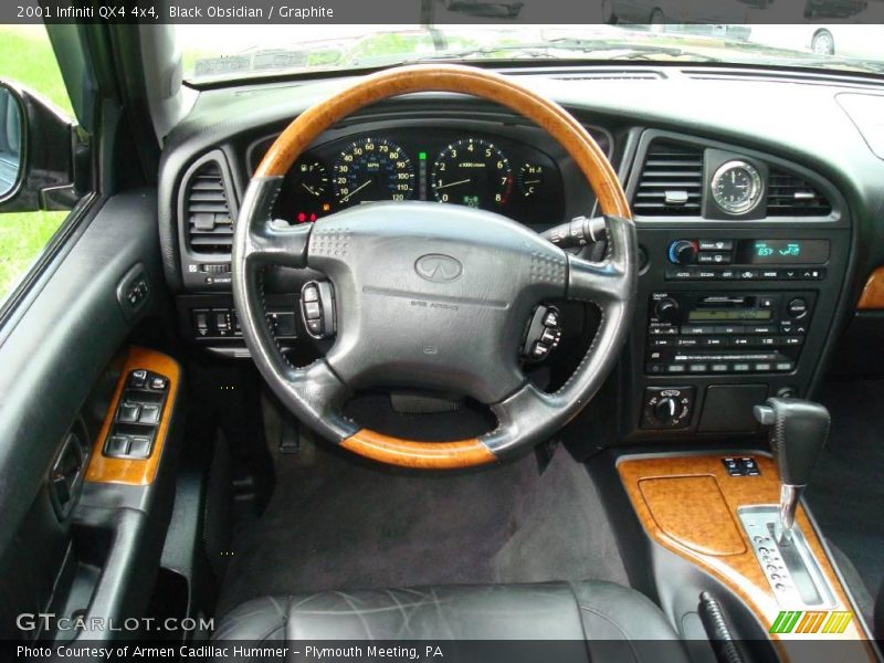 Black Obsidian / Graphite 2001 Infiniti QX4 4x4