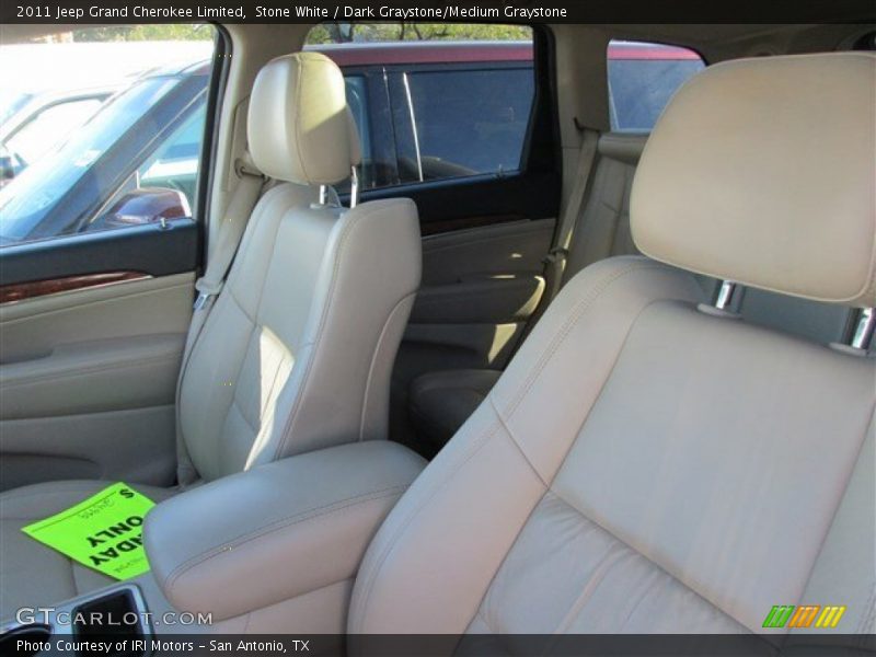 Stone White / Dark Graystone/Medium Graystone 2011 Jeep Grand Cherokee Limited