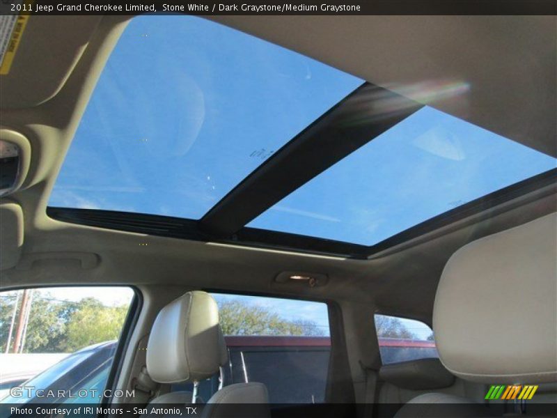 Stone White / Dark Graystone/Medium Graystone 2011 Jeep Grand Cherokee Limited
