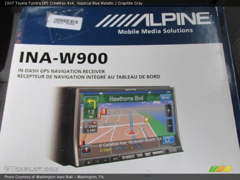 Nautical Blue Metallic / Graphite Gray 2007 Toyota Tundra SR5 CrewMax 4x4
