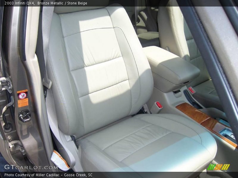 Bronze Metallic / Stone Beige 2003 Infiniti QX4