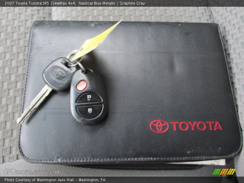 Nautical Blue Metallic / Graphite Gray 2007 Toyota Tundra SR5 CrewMax 4x4