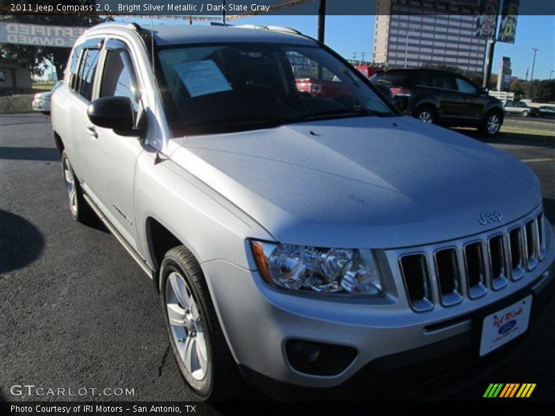 Bright Silver Metallic / Dark Slate Gray 2011 Jeep Compass 2.0