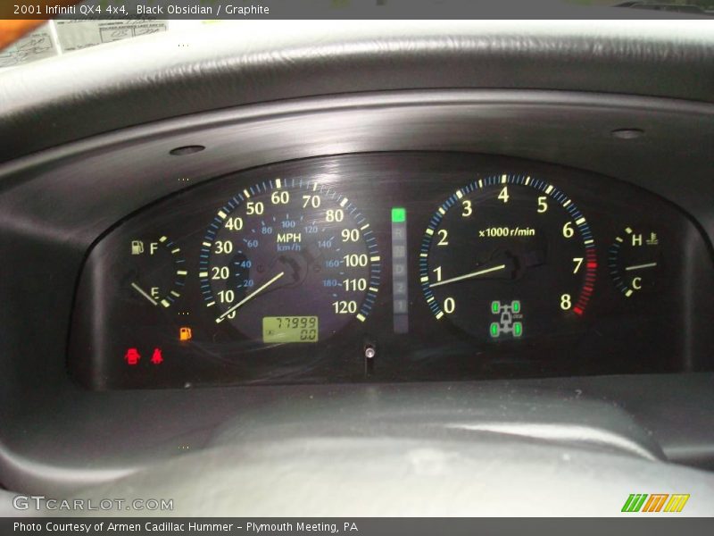 Black Obsidian / Graphite 2001 Infiniti QX4 4x4