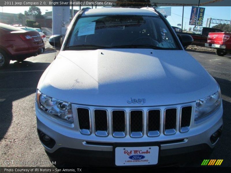 Bright Silver Metallic / Dark Slate Gray 2011 Jeep Compass 2.0