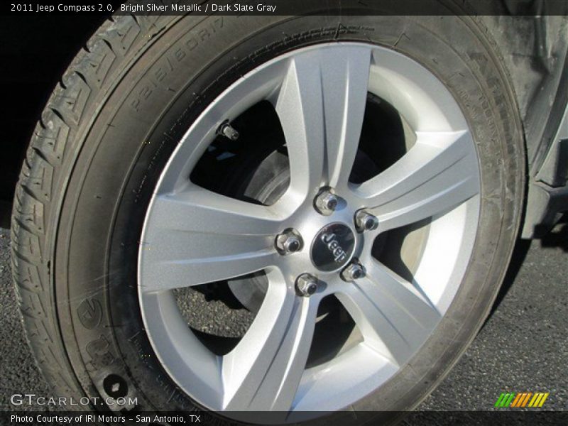 Bright Silver Metallic / Dark Slate Gray 2011 Jeep Compass 2.0