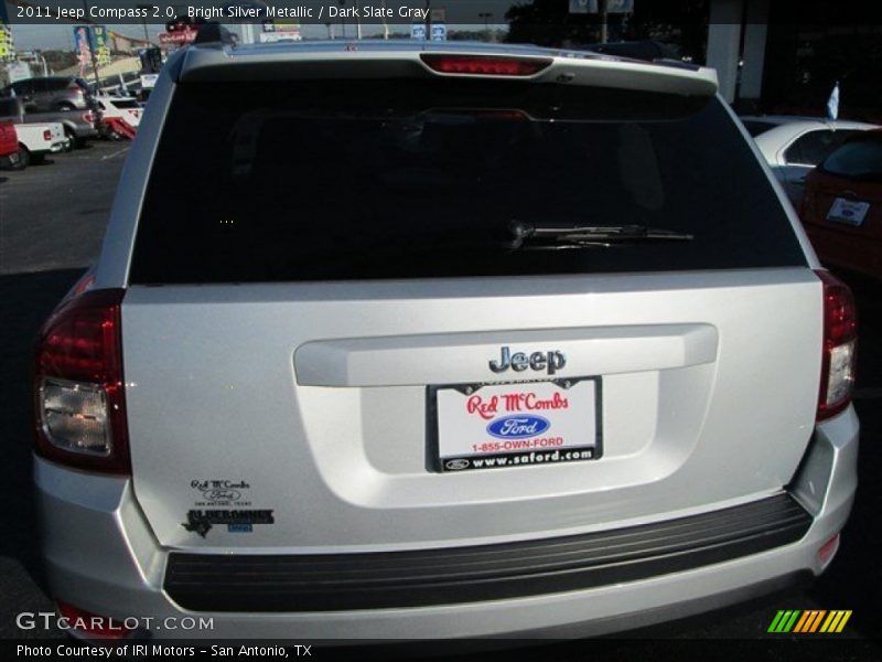 Bright Silver Metallic / Dark Slate Gray 2011 Jeep Compass 2.0