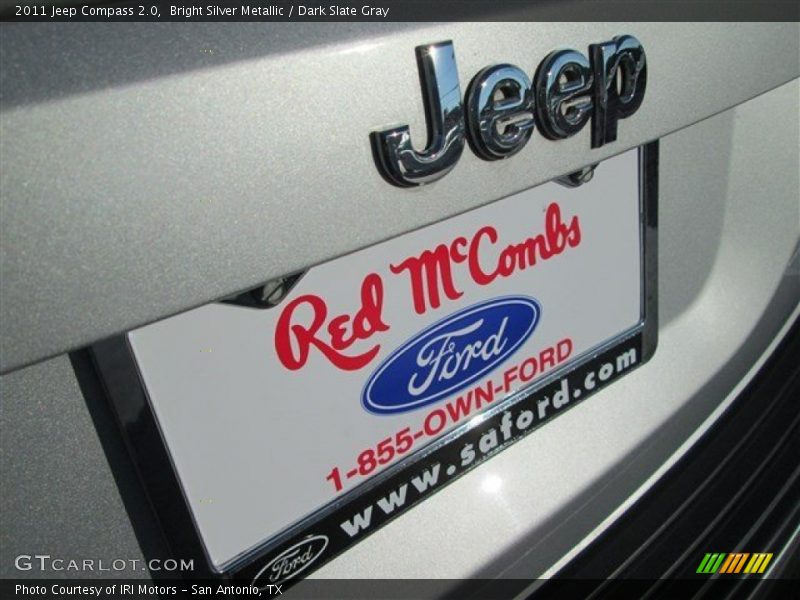 Bright Silver Metallic / Dark Slate Gray 2011 Jeep Compass 2.0