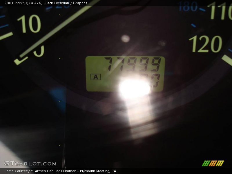 Black Obsidian / Graphite 2001 Infiniti QX4 4x4