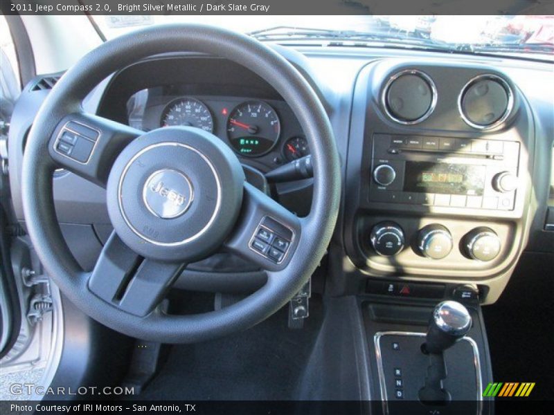 Bright Silver Metallic / Dark Slate Gray 2011 Jeep Compass 2.0