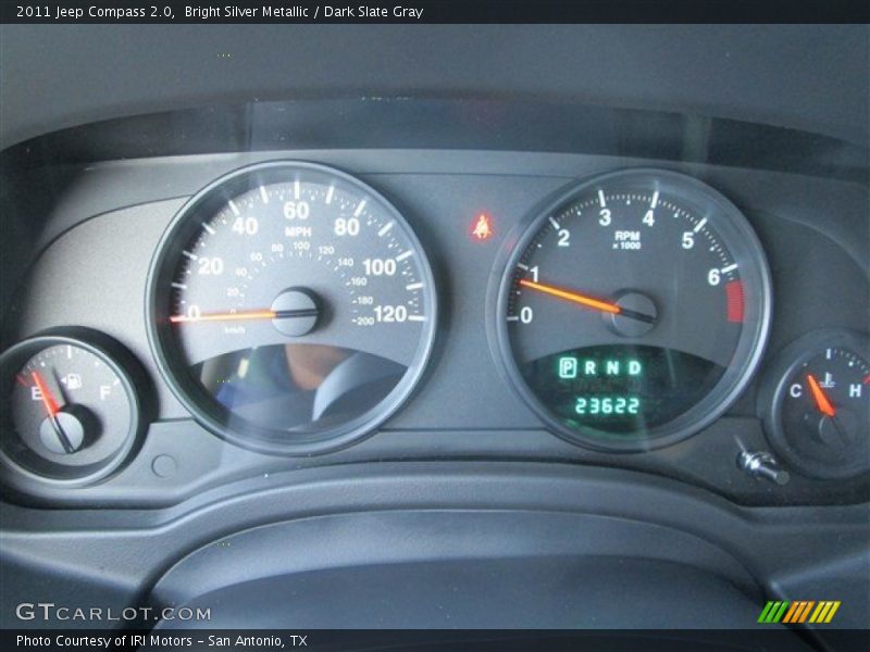 Bright Silver Metallic / Dark Slate Gray 2011 Jeep Compass 2.0