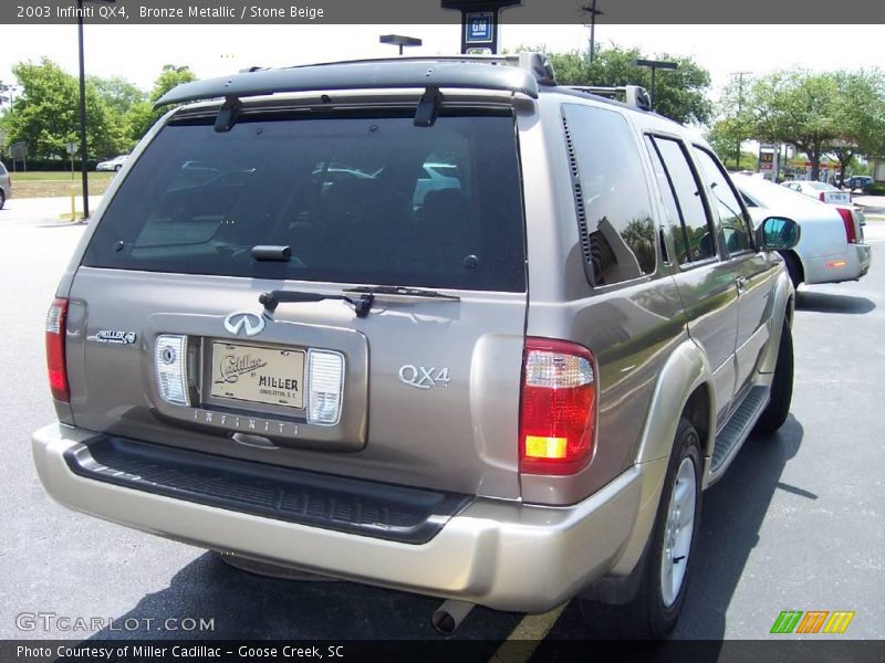 Bronze Metallic / Stone Beige 2003 Infiniti QX4