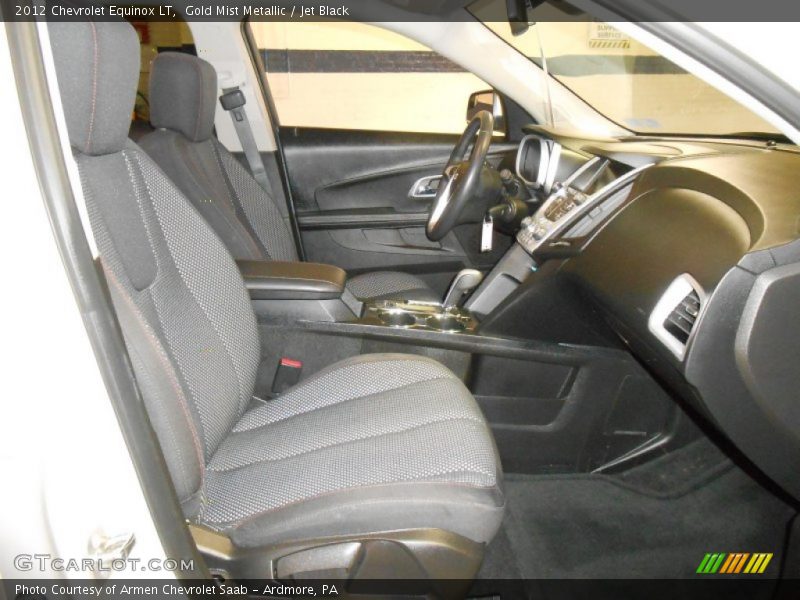 Gold Mist Metallic / Jet Black 2012 Chevrolet Equinox LT