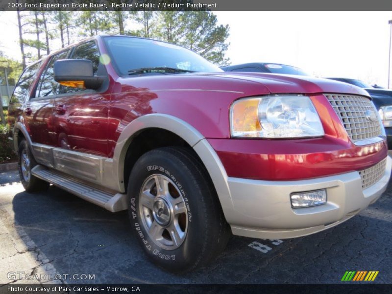 Redfire Metallic / Medium Parchment 2005 Ford Expedition Eddie Bauer