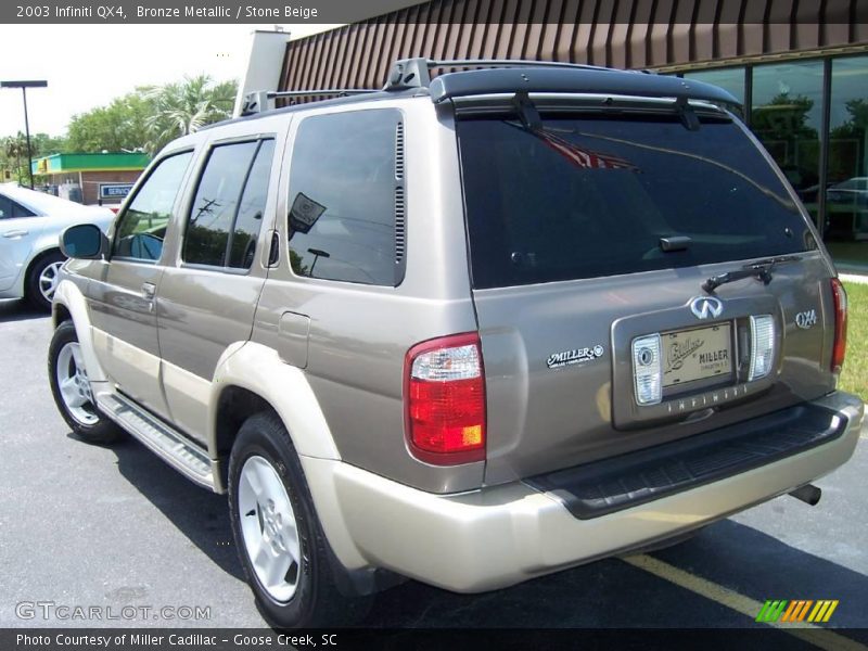 Bronze Metallic / Stone Beige 2003 Infiniti QX4